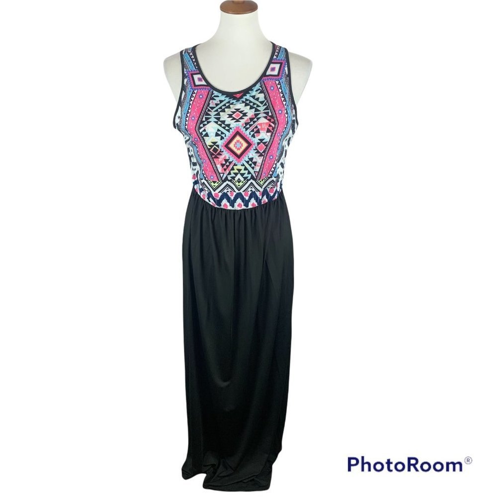 Sherosa aztec print Maxi Dress NWT size medium